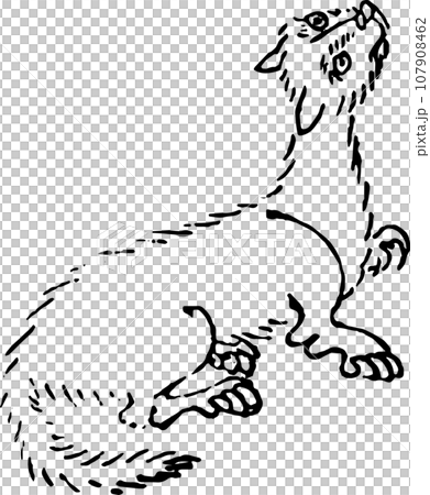 見上げるハクビシン 見上げるハクビシン 107908462