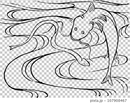 eel and catfish eel and catfish 107908467