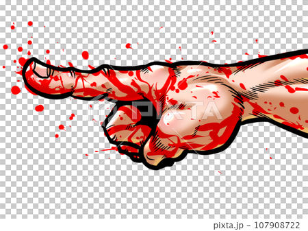 某人大力指著的圖形漫畫風格插圖 某人大力指著的圖形漫畫風格插圖 107908722