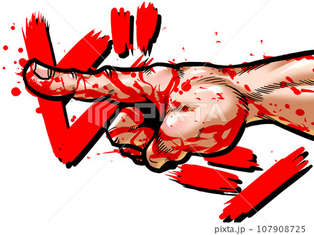 勢いよく指をさす劇画漫画風イラスト 勢いよく指をさす劇画漫画風イラスト 107908725