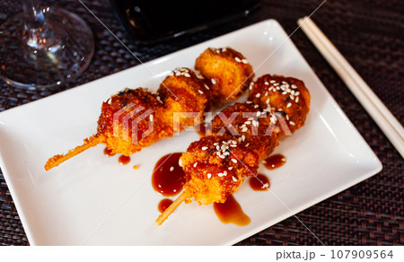 Japanese chicken meatballs Japanese chicken meatballs 107909564