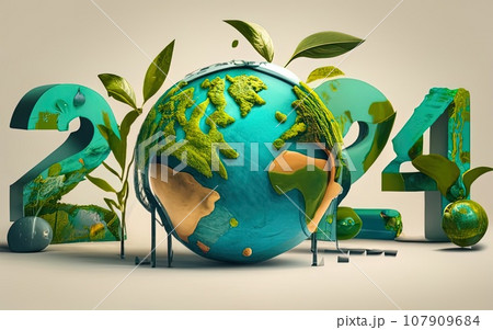 2024 green earth theme 107909684