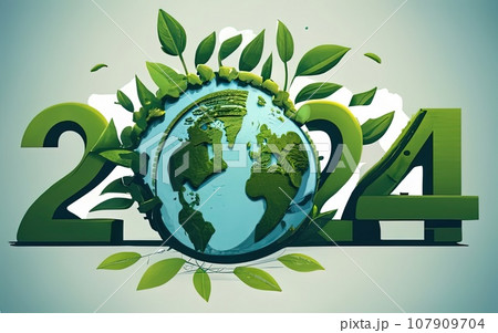 2024 green earth theme 107909704