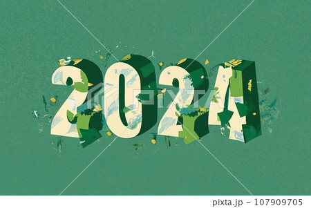 2024 green earth theme 2024 green earth theme 107909705