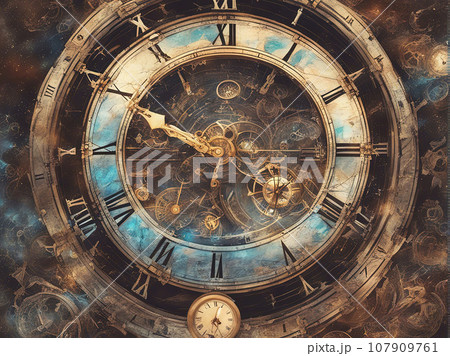 Abstract clocks fill space  107909761