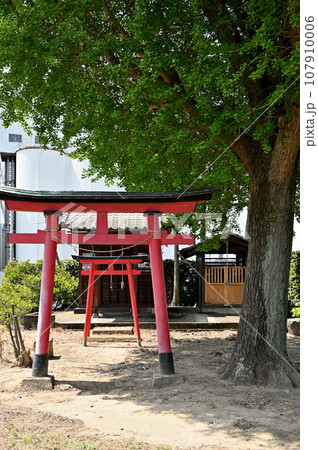 稲荷屋敷　八幡宮併稲荷社　群馬県邑楽郡明和町南大島 107910006