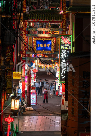 《神奈川県》横浜中華街・夜景 107911811