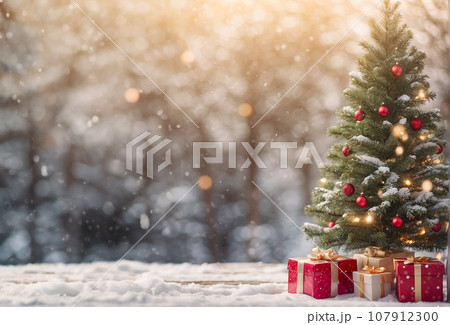 キラキラしたクリスマス キラキラしたクリスマス 107912300