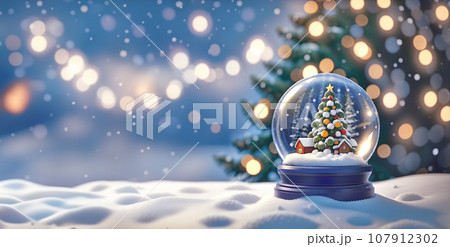キラキラしたクリスマス キラキラしたクリスマス 107912302