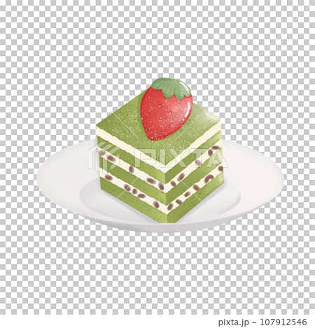 green tea desserts  107912546