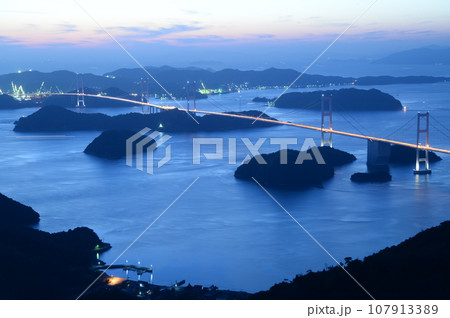 来島海峡大橋を望む 107913389