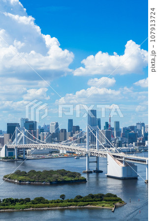 真夏の東京都市風景 真夏の東京都市風景 107913724