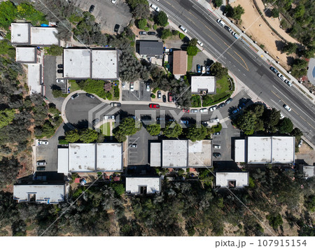 Aerial view of South San Diego residential neighborhood Aerial view of South San Diego residential neighborhood 107915154