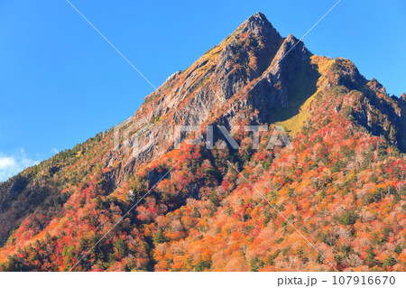 【愛媛県】快晴下の石鎚山紅葉 【愛媛県】快晴下の石鎚山紅葉 107916670