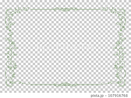 Frame _ vector material _ Christmas _ elegant _ vintage 107916768
