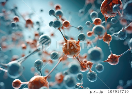 3D visualization of molecules 3D visualization of molecules 107917710