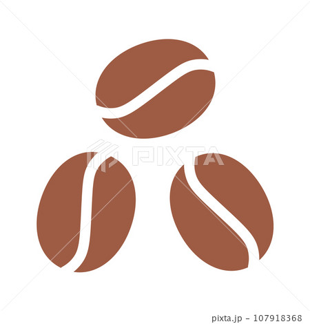 コーヒー豆　アイコン 107918368
