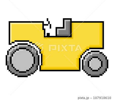 ドット絵のローラー 107918610