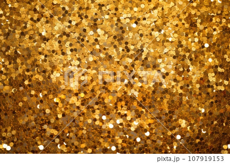 Background of gold sequins 107919153