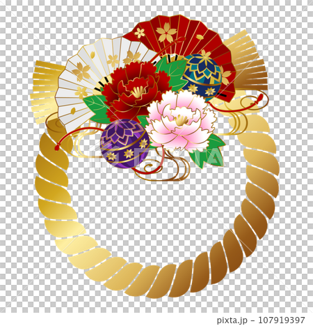 Luxury shimenawa icon 107919397