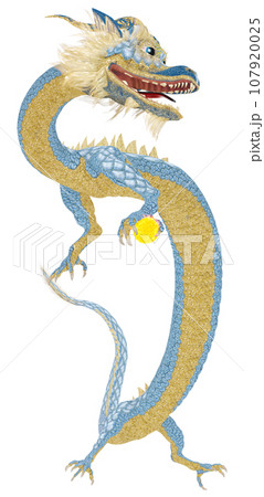 リアルな龍のイラスト リアルな龍のイラスト 107920025