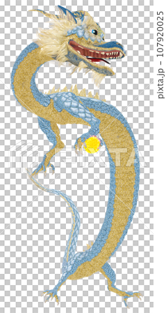 リアルな龍のイラスト リアルな龍のイラスト 107920025