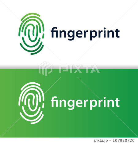 Premium Fingerprint Logo, Human Identity Design Simple Line Model Template Illustration Premium Fingerprint Logo, Human Identity Design Simple Line Model Template Illustration 107920720