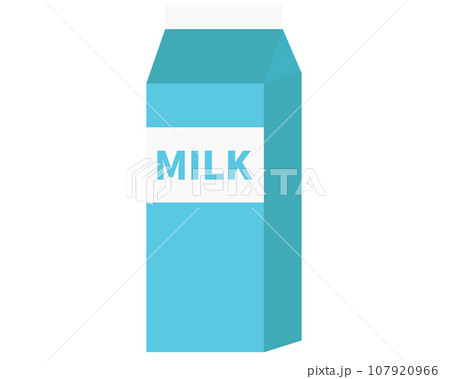 牛乳パック。ベクターイラスト 牛乳パック。ベクターイラスト 107920966
