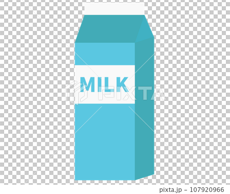 牛乳パック。ベクターイラスト 牛乳パック。ベクターイラスト 107920966