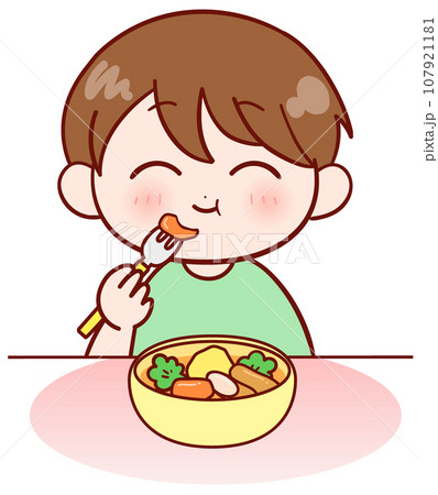 野菜が好きな男の子 野菜が好きな男の子 107921181