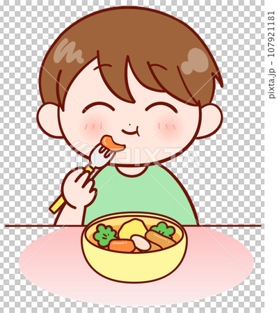 野菜が好きな男の子 野菜が好きな男の子 107921181