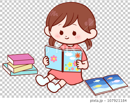 讀圖書的女孩 讀圖書的女孩 107921184