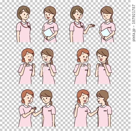 看護師たちのさまざまなシーン 看護師たちのさまざまなシーン 107921787