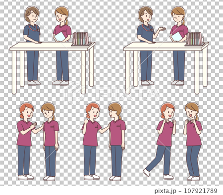 看護師たちのさまざまなシーン 107921789