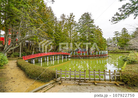 高野山 壇上伽藍 蓮池 高野山 壇上伽藍 蓮池 107922750