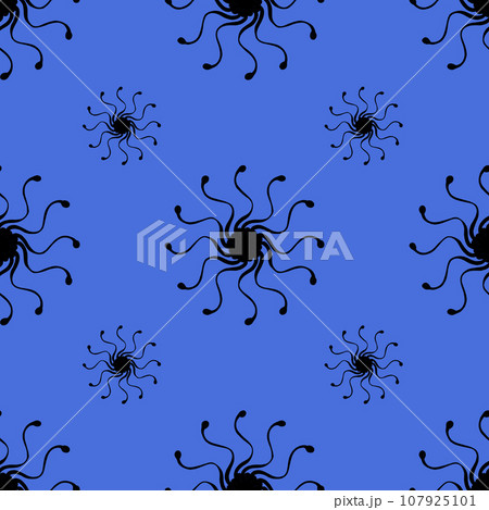 Simple Seamless Pattern with Hand Drawn Snowflakes. Simple Seamless Pattern with Hand Drawn Snowflakes. 107925101
