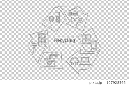 リサイクルのイラスト 107928563