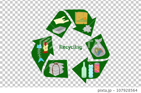 Recycling illustration Recycling illustration 107928564