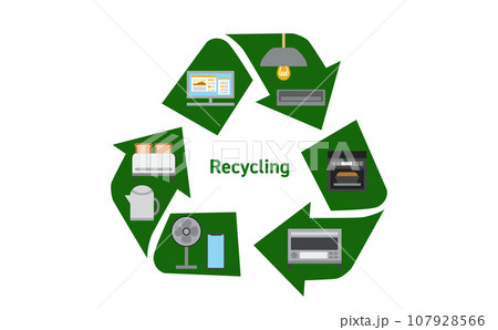 リサイクルのイラスト 107928566