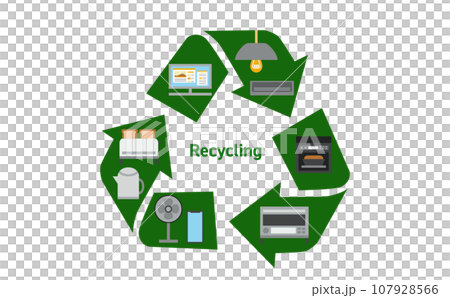 回收例證 107928566