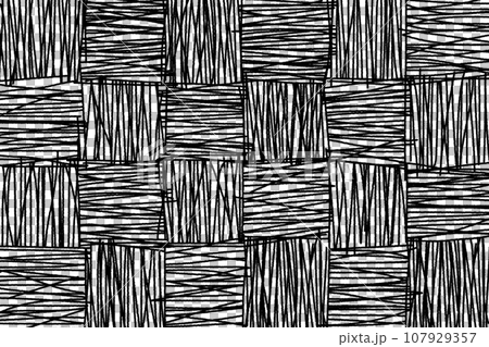 Hand-drawn geometric pattern background material Hand-drawn geometric pattern background material 107929357