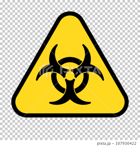 Biohazard icon triangle 107930422