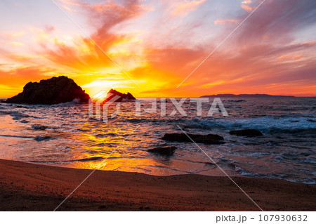 笹川流れ・夕景 107930632