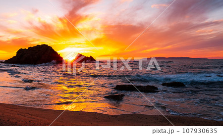 笹川流れ・夕景 107930635