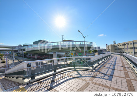 《愛知県》名古屋都市風景　名古屋高速道路黒川インターチェンジ 107932776