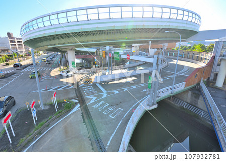 《愛知県》名古屋都市風景 名古屋高速道路黒川インターチェンジ 《愛知県》名古屋都市風景 名古屋高速道路黒川インターチェンジ 107932781