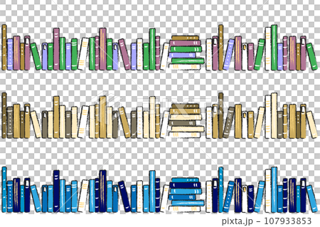 Handwritten style book spine illustration png 107933853