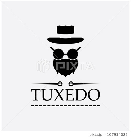 Tuxedo logo icon vector design template illustration Tuxedo logo icon vector design template illustration 107934025