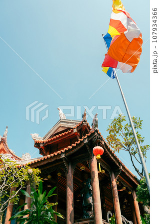 Chua Long Son Pagoda temple in Nha Trang, Vietnam 107934366