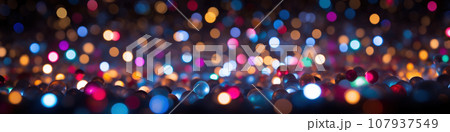 Christmas lights and displays. Generative Ai. 107937549